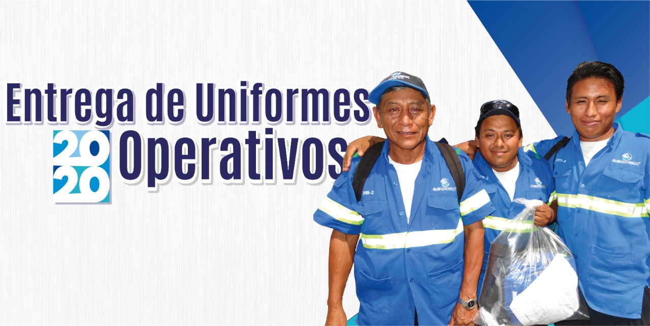 Entrega de uniformes a personal operativo