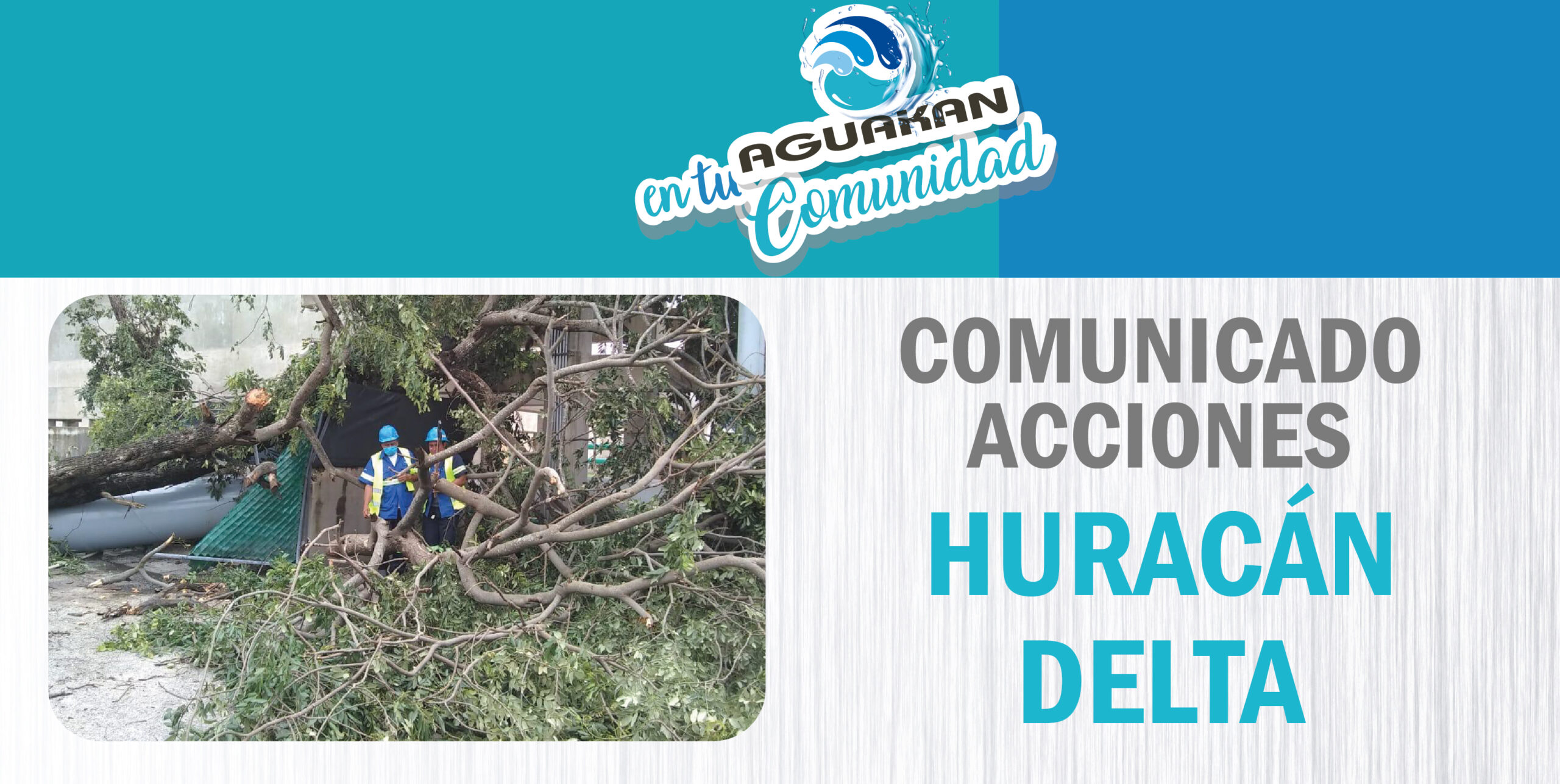 Comunicado – Acciones Huracán Delta