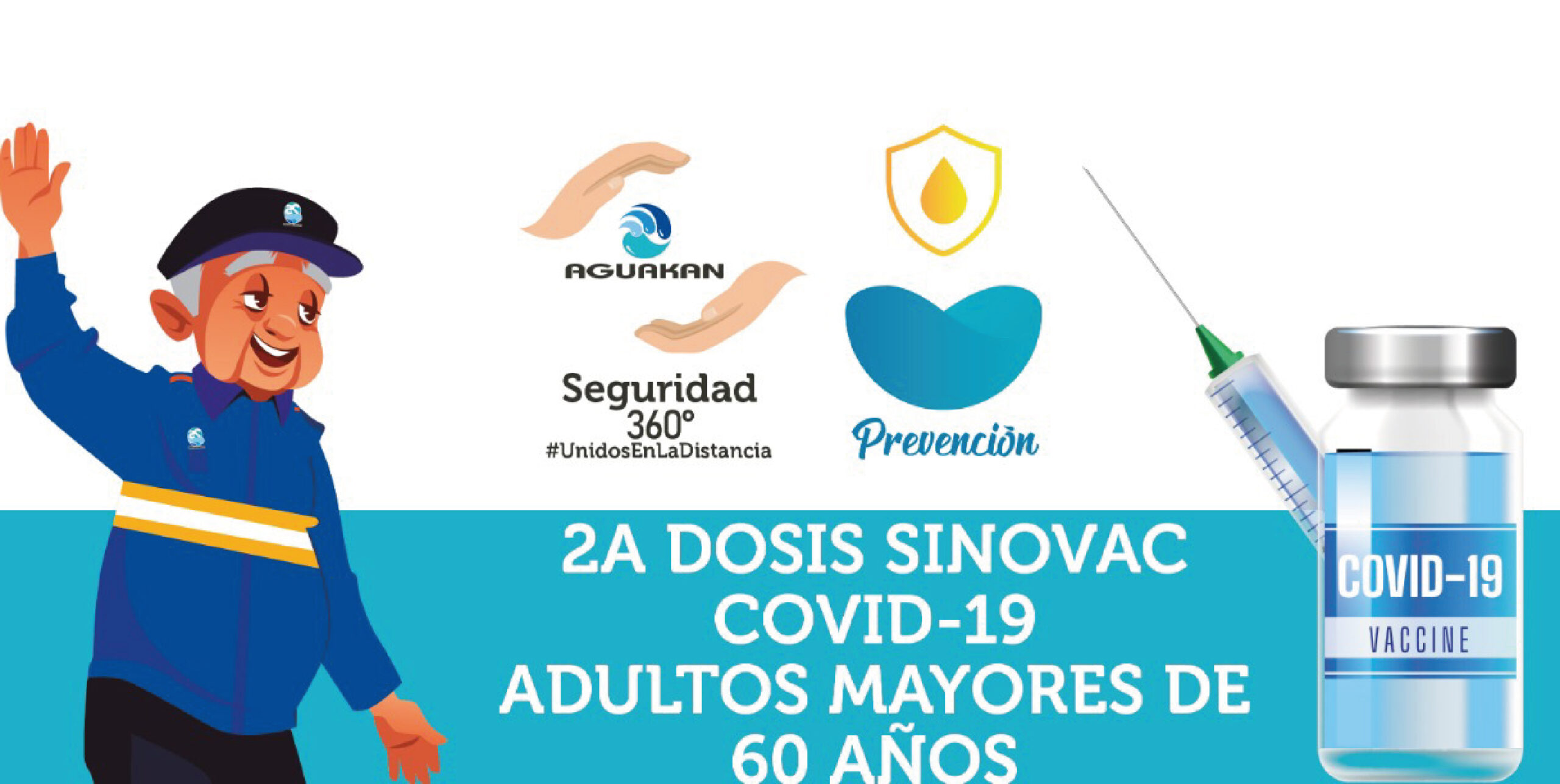 2da dosis SINOVAC para adultos mayores de 60 años: Martes 4 de mayo