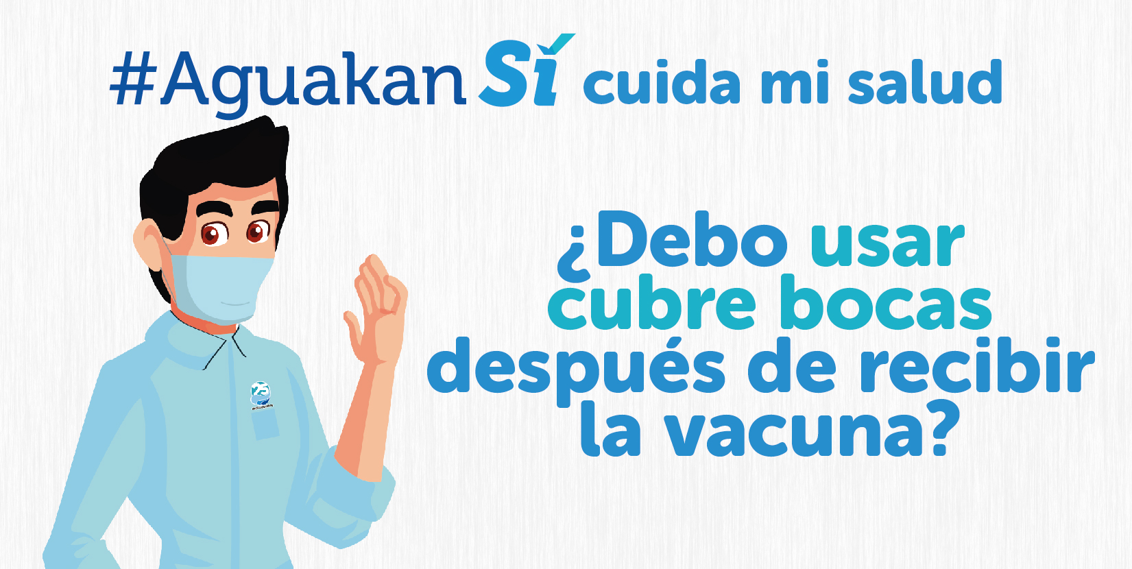 ¿Debo usar cubrebocas después de recibir la vacuna? ?