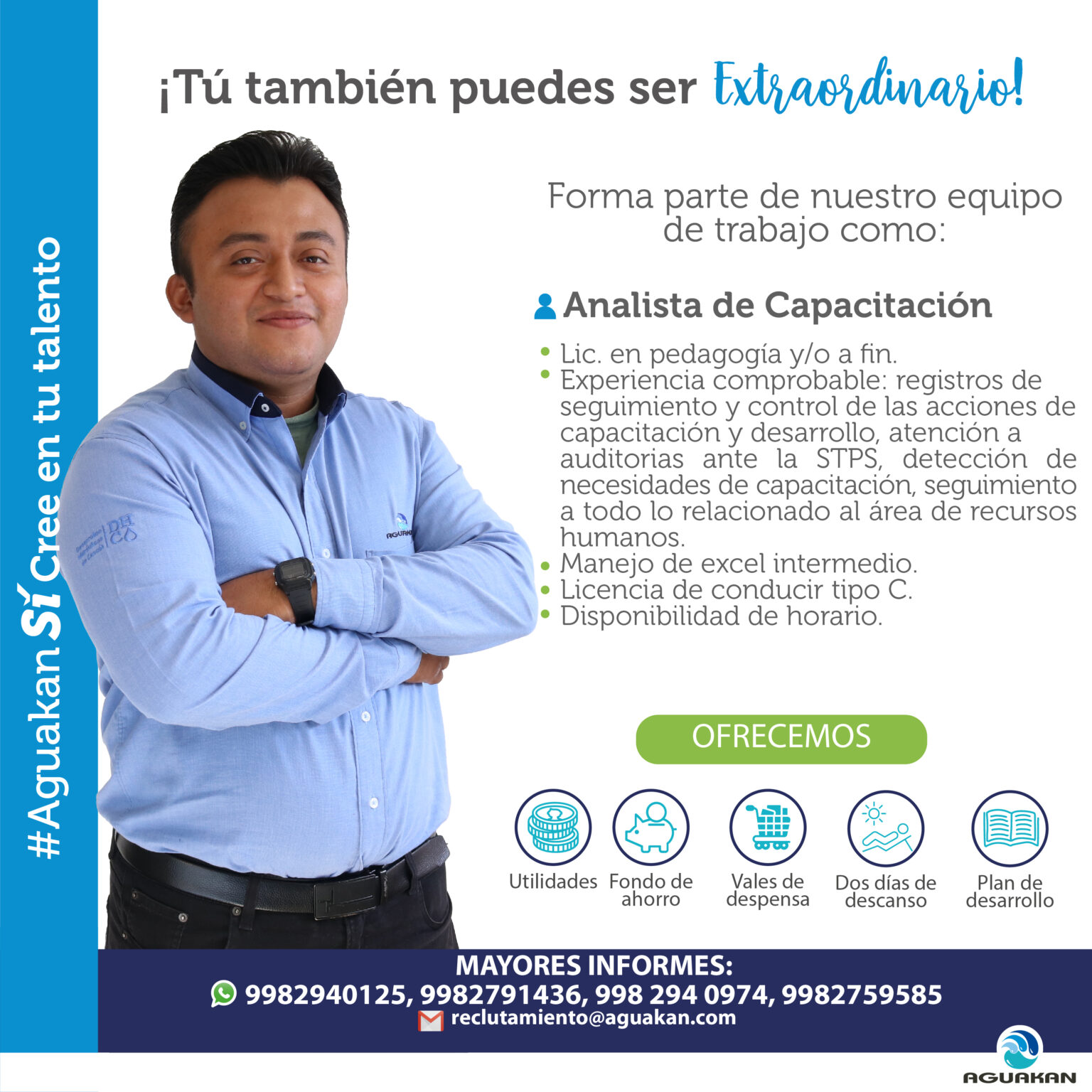 Conoce Nuestras Vacantes Internas El Acontecer De Aguakan