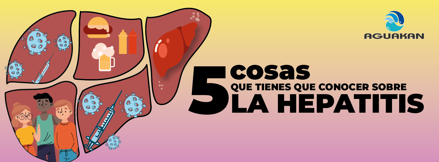 BIENESTAR AGUAKAN: ¡5 COSAS QUE TIENES QUE CONOCER SOBRE LA HEPATITIS!